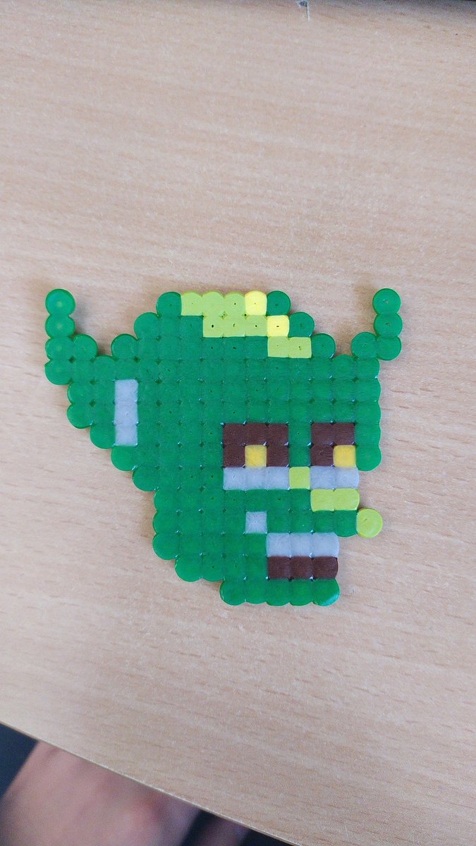 DavidBrocek's tweet photo. He's alive! (kind of)
Ikea pixel art beads are fun.
#pixelart #indiedev #gamedev #GoblinsQuest https://t.co/aIEtjXdKT8