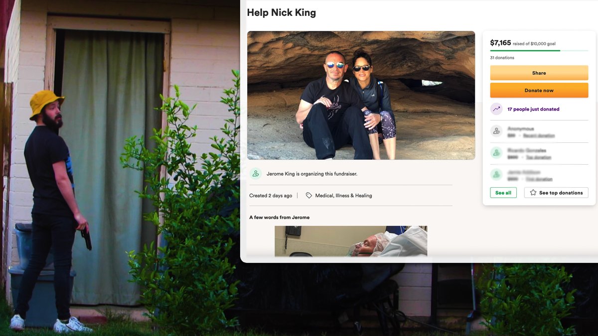 TheRealPleeka's tweet photo. help nick king #GoFundMe 
GFM - https://t.co/c6H4MXIjOb
Youtube - https://t.co/nZK0ICqVZg https://t.co/N7HlGGmRLg