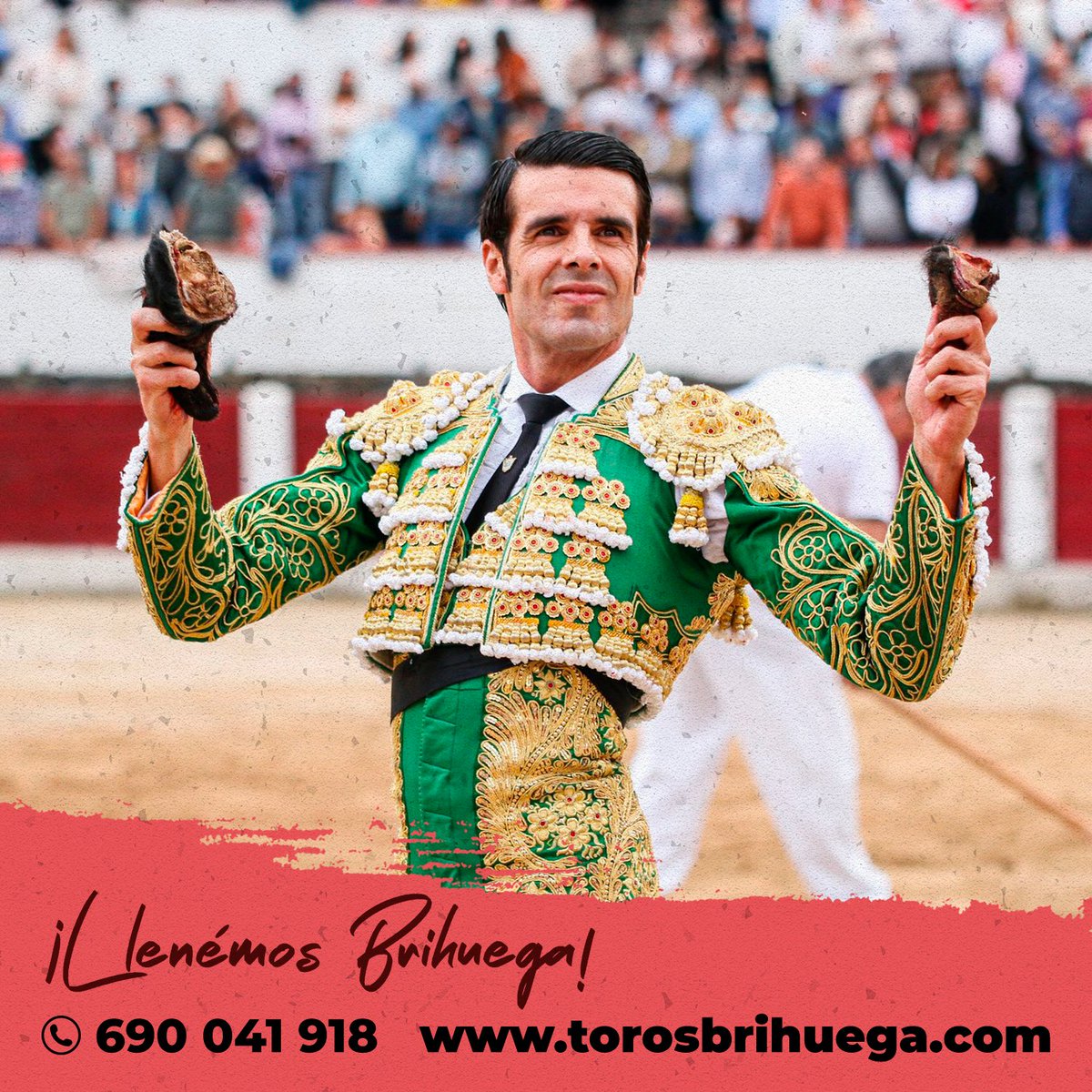 ¿Qué os parece el 𝗖𝗔𝗥𝗧𝗘𝗟𝗔𝗭𝗢  de la 𝗰𝗼𝗿𝗿𝗶𝗱𝗮 𝗱𝗲 𝗣𝗿𝗶𝗺𝗮𝘃𝗲𝗿𝗮? ¿Cuánto de top es? 😏😏

𝗠𝗼𝗿𝗮𝗻𝘁𝗲, 𝗨𝗿𝗱𝗶𝗮𝗹𝗲𝘀 𝘆 𝗱𝗲 𝗝𝘂𝘀𝘁𝗼 con toros de El Torero. Los tres triunfadores de 2021.

𝗘𝗡𝗧𝗥𝗔𝗗𝗔𝗦: 👇
🔗 bit.ly/torosbrihuega
📞 690 041 918.