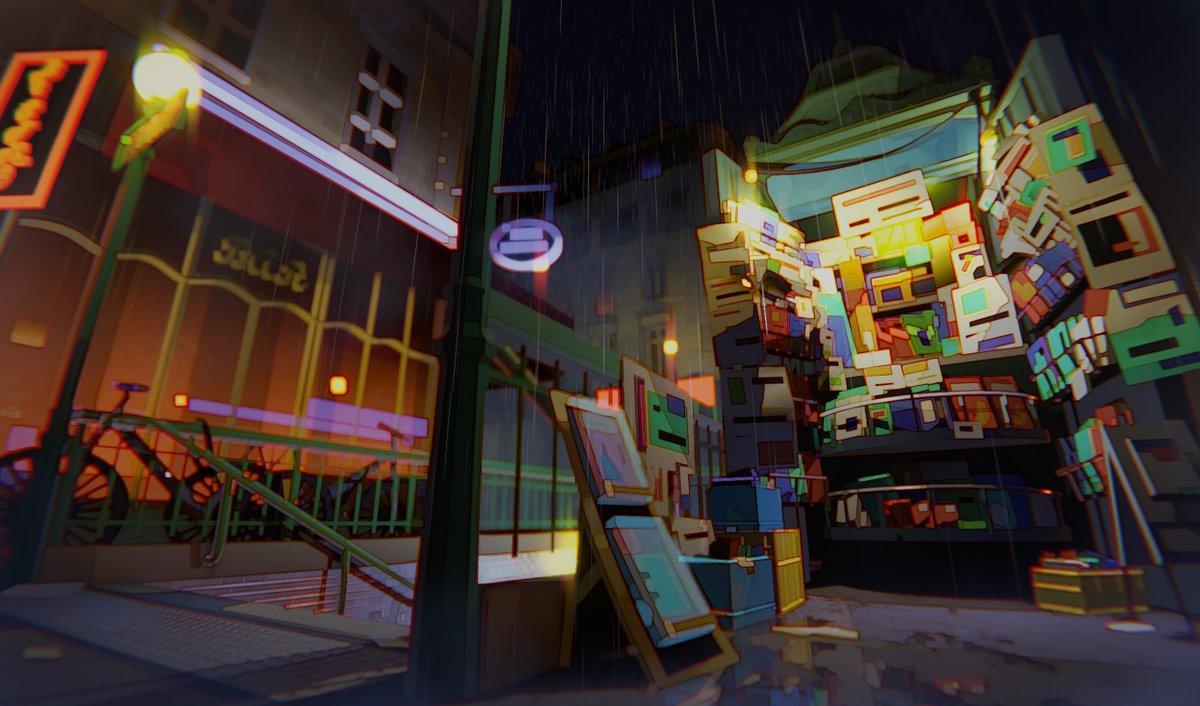 leahdouw's tweet photo. Hi #VisibleWomen I'm a background and VisDev artist who likes to break the boundaries between the 2D and 3D medium. When I'm not painting you can find me playing around in VR or Blender. Recently been doing 3D VisDev at Netflix https://t.co/2cFPeRvPEe