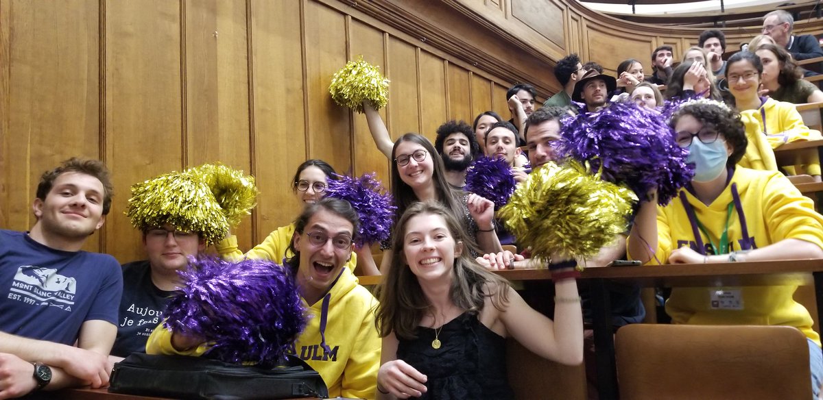 On aurait pu aussi gagner le prix de la meilleure ambiance 🥳 👩🏼‍🔬👨‍🔬🕺💃
Merci à tous les participants au <a href="/TfChim/">Tournoi Français de Chimistes</a> <a href="/ChimieParisTech/">Chimie ParisTech | PSL</a>, nos étudiant.es ont fièrement et brillamment représenté <a href="/Chimie__ENS/">Chimie ENS</a> <a href="/ENS_ULM/">École normale supérieure | PSL</a> <a href="/psl_univ/">Université PSL</a>