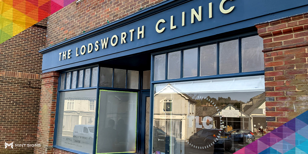 MintSigns's tweet photo. A supply and install on interior and exterior
#Signage for The Lodsworth Clinic
Flat-cut Gold letter fascia β
Branded window etch β
Gold acrylic letters β
Gold vinyl logo β
For all your signage needs, call us...
π₯οΈ https://t.co/Z4p81pJfaQ
#vinyl #acrylic #gold #windowetch https://t.co/z5lxT6HeyJ
