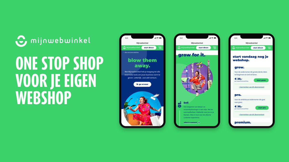 De nieuwe website van <a href="/MyOnlineStore/">MyOnlineStore</a> is live! 🛍️📦  Een supergaaf project waarbij we samen volop buiten de lijntjes kleurden en een gedurfd design hebben neergezet. Lees er alles over in de case! → flink.nl/mijnwebwinkel