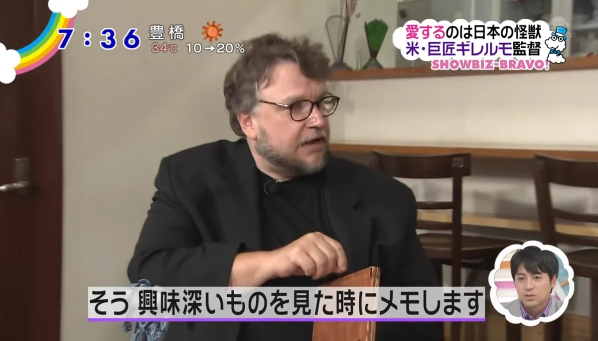 ギレルモ・デル・トロ監督の持ち歩いている？アイデアノートが異世界の書物www