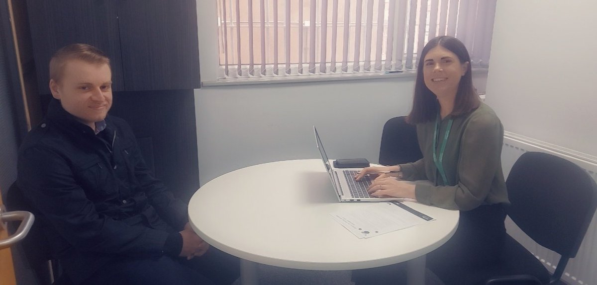 inspiraRachael's tweet photo. Matt is on our #Restart program.He has just been part of our #ReadyforWork March cohort, he will be having a #NationalCareers appointment AND Emma is talking through the possibility of working on @NCS over summer!We have ALL bases covered at @inspiraforlife #multidisciplinary https://t.co/dd4oMmZfen