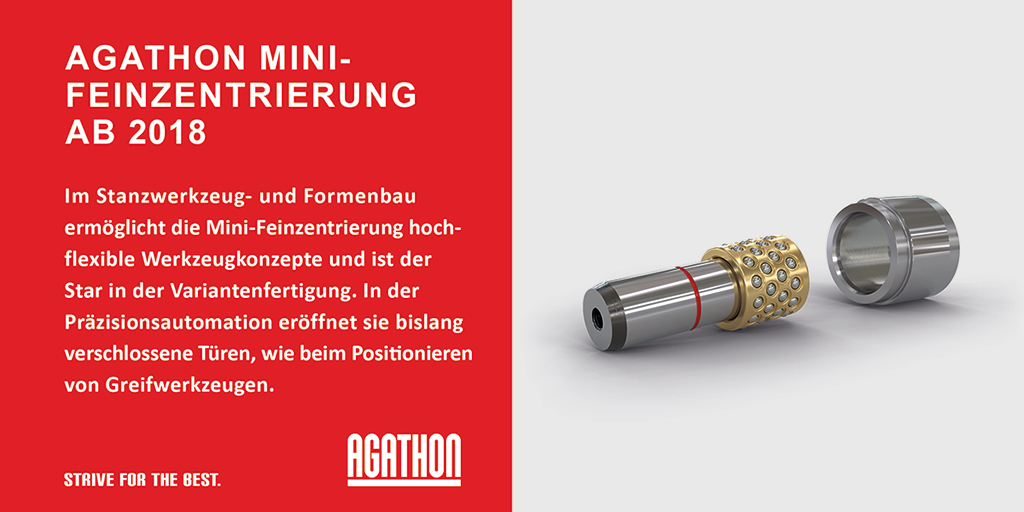 agathon_ag's tweet photo. 2018 schlägt die Stunde der Agathon Mini-Feinzentrierung 7980/1. Sie zeichnet sich durch hohe Anfangstragkraft &amp; Steifigkeit aus, bietet hohe Gestaltungsfreiheit, ist reinraumtauglich &amp; benutzerfreundlich! https://t.co/Z97mtYFPJo https://t.co/0LEDbljyqK