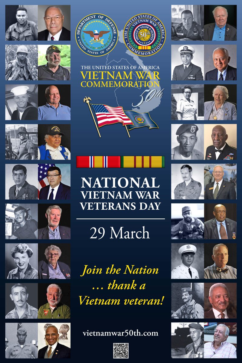 Team Redstone, Join us today., March 29, the 5th Anniversary  of National Vietnam War Veterans Day, as Americans unite to thank and honor Vietnam veterans and their families for their service and sacrifice. #VietnamVeteransDay #ThankVietnamVets #SeeThemThankThem