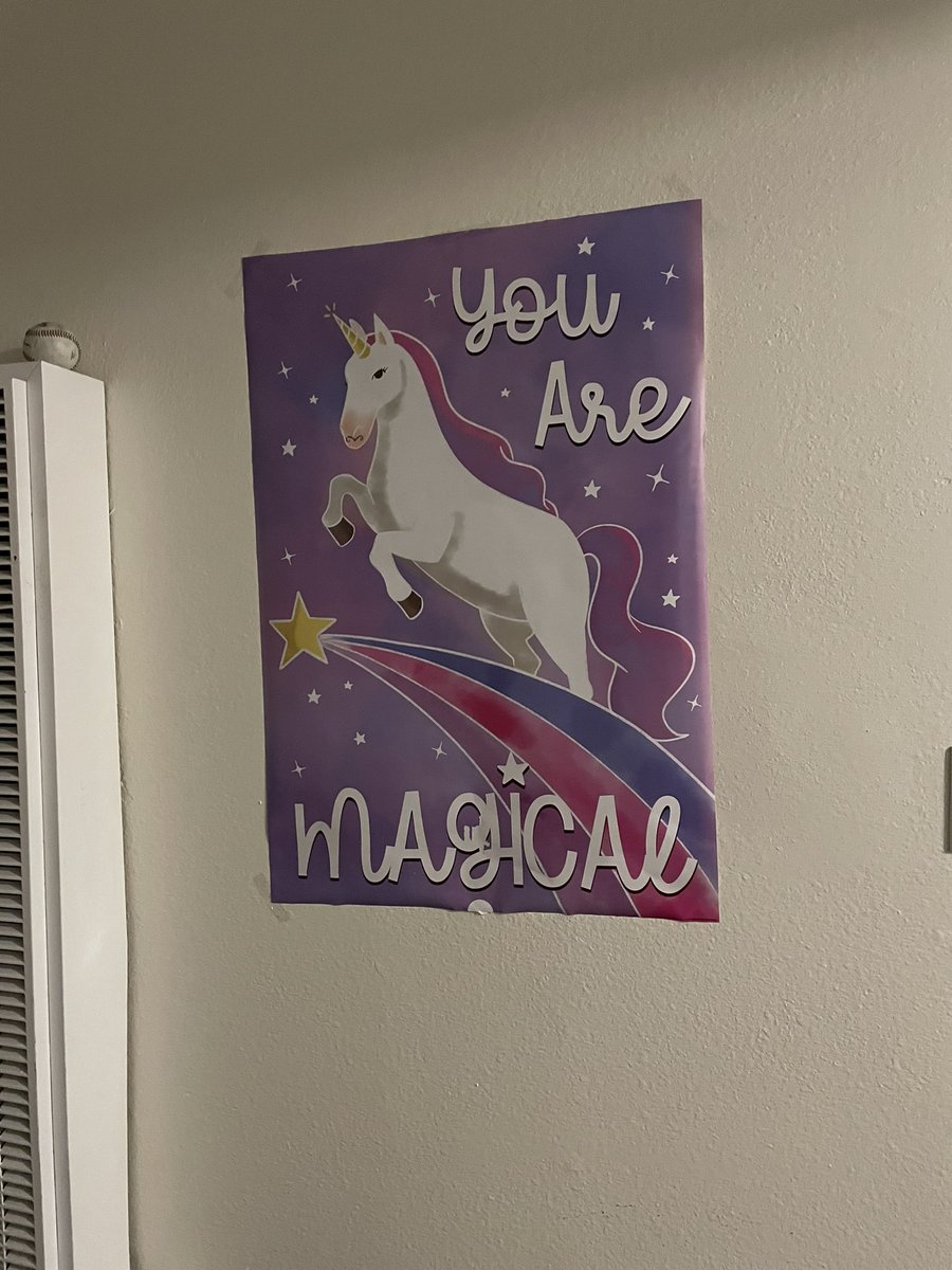 fuckmarrywill's tweet photo. told my roommates our landlord was coming by in the morning so we needed to make the place look nice. i came home to find the only thing they did was put up this poster. https://t.co/jczZeXjA03