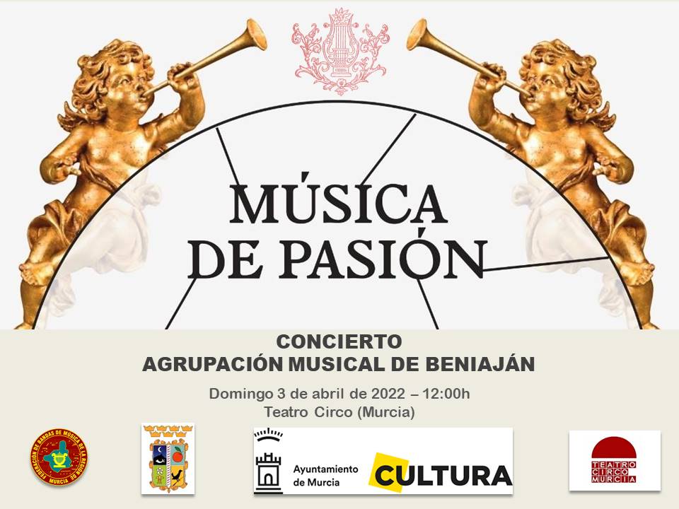 ambeniajan's tweet photo. 🗓️El domingo, día 3 de abril a las 12h, nuestra Banda Titular participará dentro del ciclo de conciertos "Música de pasión" en el @teatrocircomur

🎟️ Las entradas se podrán retirar en las taquillas del Teatro durante la mañana del concierto.

¡Ven y disfruta!

#AMB #OrgulloAMB https://t.co/ePfQIihtB3