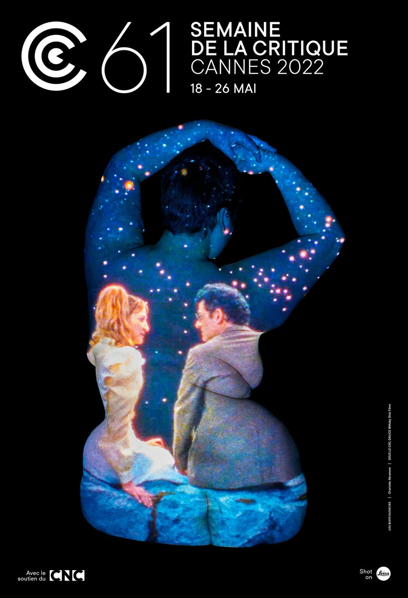 semainecannes's tweet photo. 💫 On the poster of La Semaine de la Critique, the characters of Chloé Mazlo’s film SKIES OF LEBANON are projected onto a body by the photographer Charlotte Abramow something between a laterna magica &amp; the genie of Arabian Nights.
👇https://t.co/WCFC061kti
#SDLC2022 
@Chabralove https://t.co/4huVvG79rx