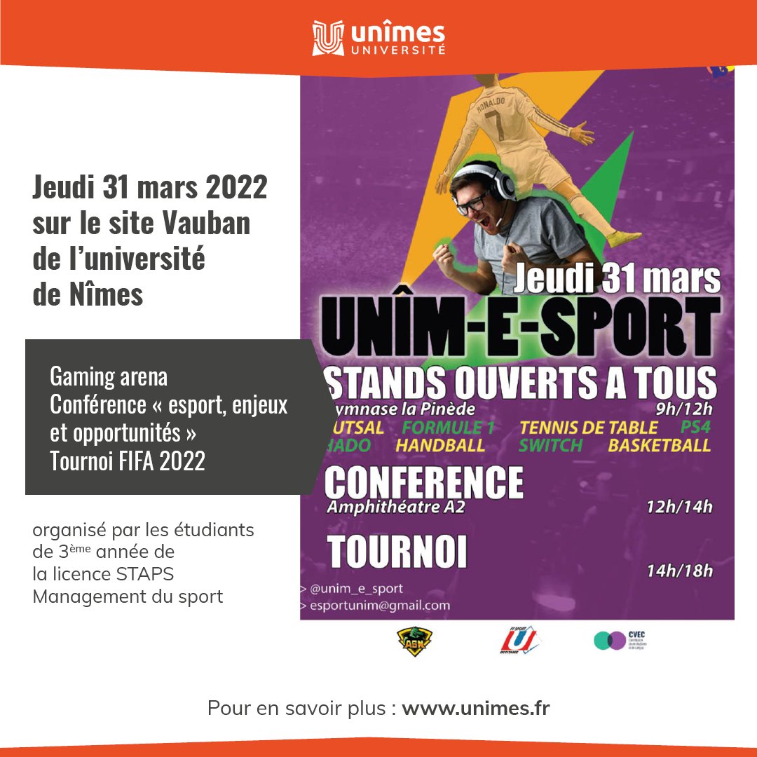 Nîmes Université tweet media
