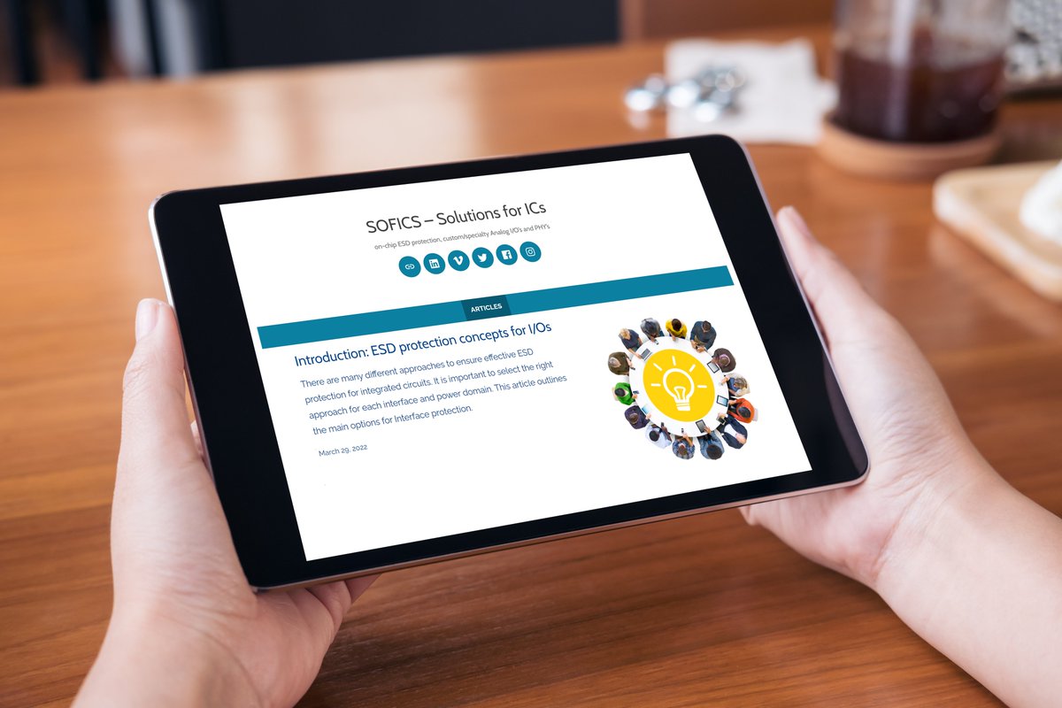 Sofics_team's tweet image. 📣 New Blog Post 📣

There are many different approaches to protect integrated circuits against ESD stress. This article provides a summary of all the options.

wordpress.com/post/monthly-p… 

#ESDprotection #dualdiode #localprotection #secondaryprotection #CDM
