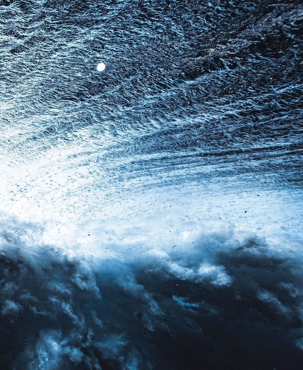 Inside, outside, above and even underneath, waves, I like em