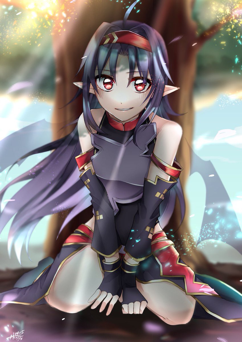 アスナ(SAO) ,ユウキ(SAO) 「#3月29日はユウキの命日 #sao
だいぶ前に描いたものだけど!!
遠い場所に」|sᴀᴇᴋɪ⚡️のイラスト