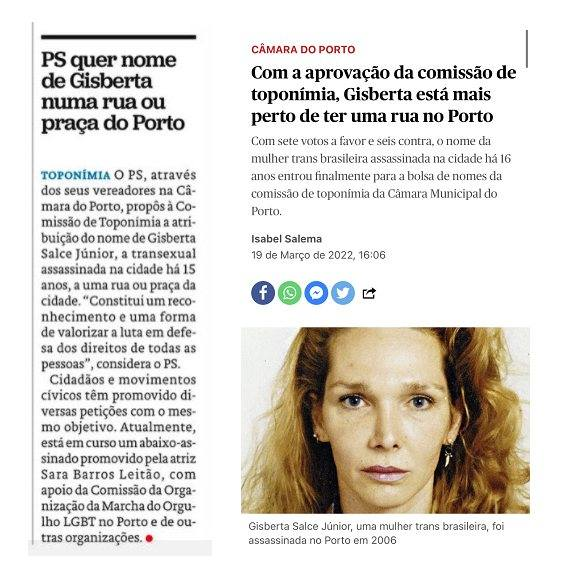 PSCidadePorto's tweet photo. Justiça e memória no espaço público do Porto, com a intervenção decisiva do PS Porto.
#ps #psporto #gisberta #porto #memória https://t.co/RECyAFZ8Tu