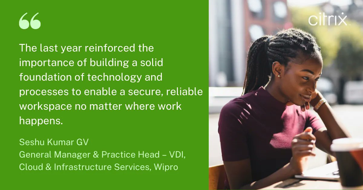 CitrixPartners's tweet photo. . @Wipro was awarded GSI Worldwide Partner of the Year at #CitrixFieldKickoff 2022. What is the key 🔑 to their success? Improving the user experience, focusing on security and continual innovation to solve for customer needs. Learn more here. 👉 https://t.co/q8gzmRINhU https://t.co/HX84yanf8B