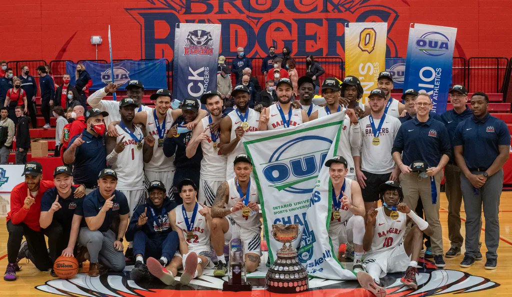 TheBrockPress's tweet photo. For the first time in 30 years, the Badgers men’s basketball team are OUA champions. Read the full story here:

Badgers topple Gaels to win first OUA championship in 30 years | https://t.co/mkphDlFFfO https://t.co/q2mqqrFioX