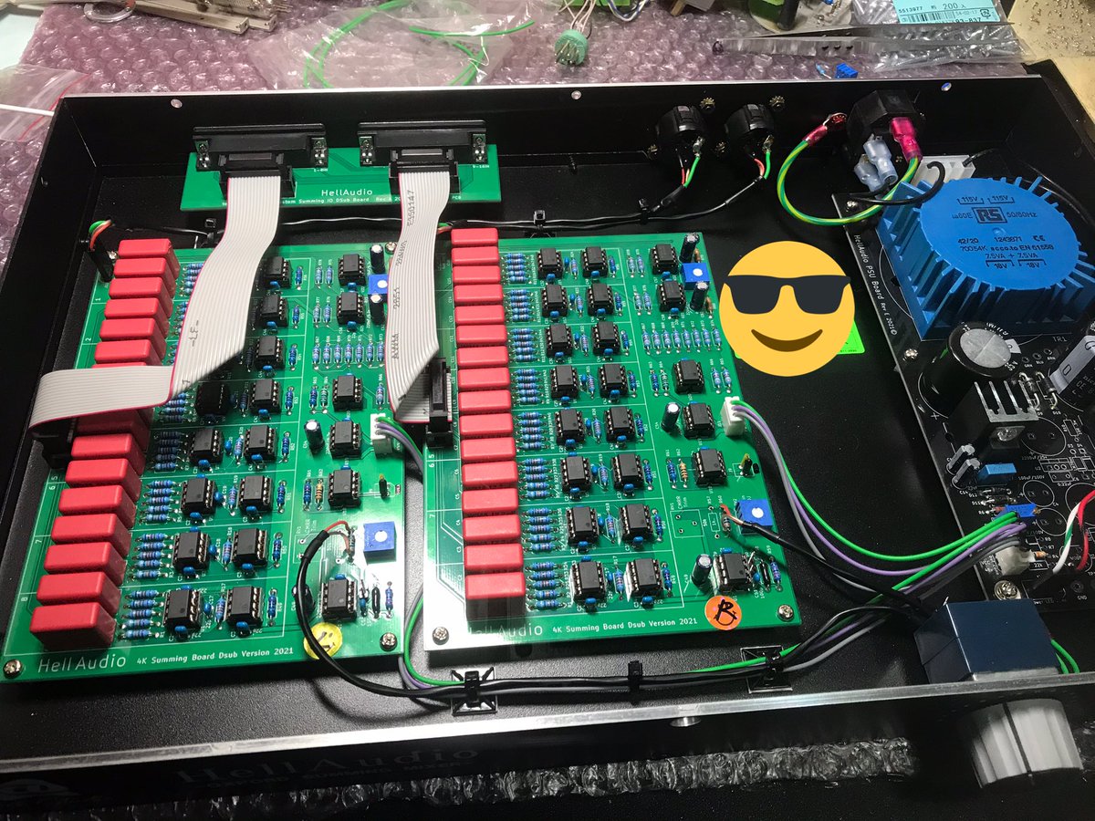 HellAudio's tweet image. oxford type 16ch サミングミキサー
D-sub入力にて制作しました。
オーダーありがとうございました。