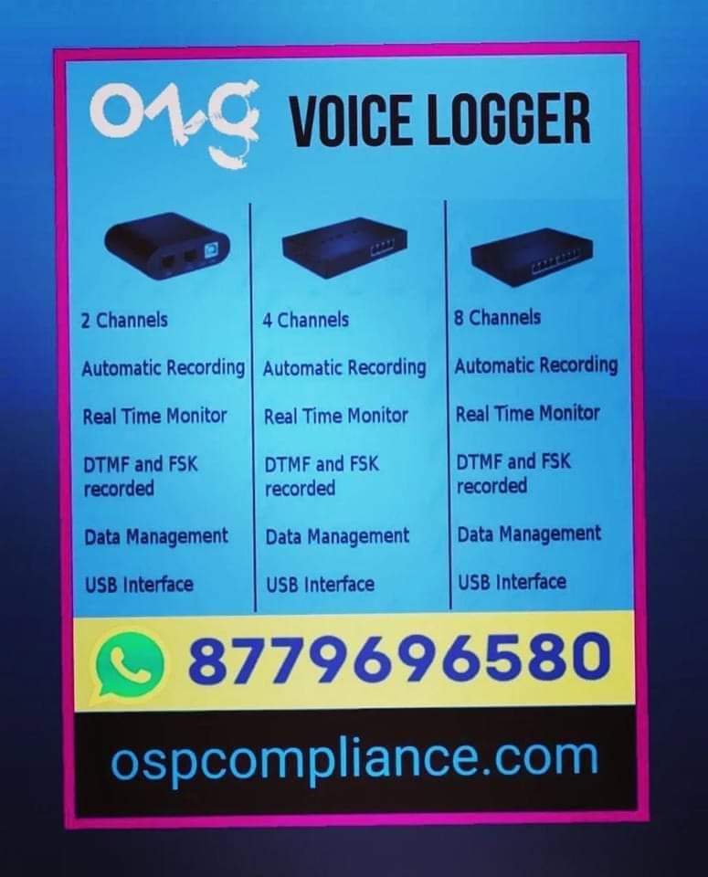 OSPregistration's tweet photo. #VoiceLogger: Data &amp; Call Records Management, DoT / OSP Compliance for Call Center &amp; BPO in India

📲 https://t.co/kN3S0YyjXN

📲 https://t.co/89xPE6LfVi

#callcenterscam #WFH #OspLicense #OzgLawyers #OzgLaw #cybersecurity #DoTlicense #OSP #DeliveryApp #OspConsultant #CallCenter https://t.co/kpjRGftbic