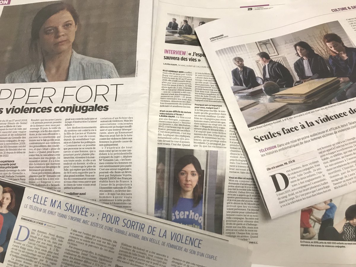 MichalonEditeur's tweet photo. « Elle m’a sauvée » – le téléfilm inspiré de l’histoire de ⁦@LauraetAlice⁩ ce soir sur ⁦@M6⁩ #Tweeteroumourir ⁦@emeline_collet⁩ ⁦@elitaud⁩ ⁦@ConstanCaroline⁩ ⁦@le_Parisien⁩ ⁦@humanite_fr⁩ ⁦@Le_Figaro⁩ https://t.co/z9mrooDK79