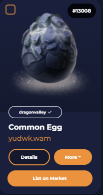 Once943's tweet photo. 🥳🥳SORTEO🥳🥳
@WAX_io  
Premio: Common egg para el ganador.
Participa en el sorteo 👇 
✅Seguir a 
@Once943 y 
@DragonValleyNFT 
✅Dar like y RT EN ESTA PUBLICACIÓN
✅Menciona 2 amigos y utiliza el hashtag #Onc394  con tu billetera de wax 
Fecha del sorteo: 02/04/2022 https://t.co/sytF13KMJd