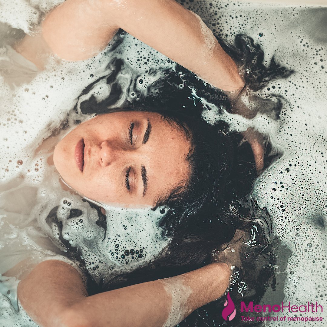Did you know that soaking in a hot tub for an hour could burn as many as 140 calories! Research also suggests baths can prompt an anti-inflammatory response helping your body to fight the joint aches &amp; pains many women experience during #menopause. 

#MenoHealth #menopausesupport