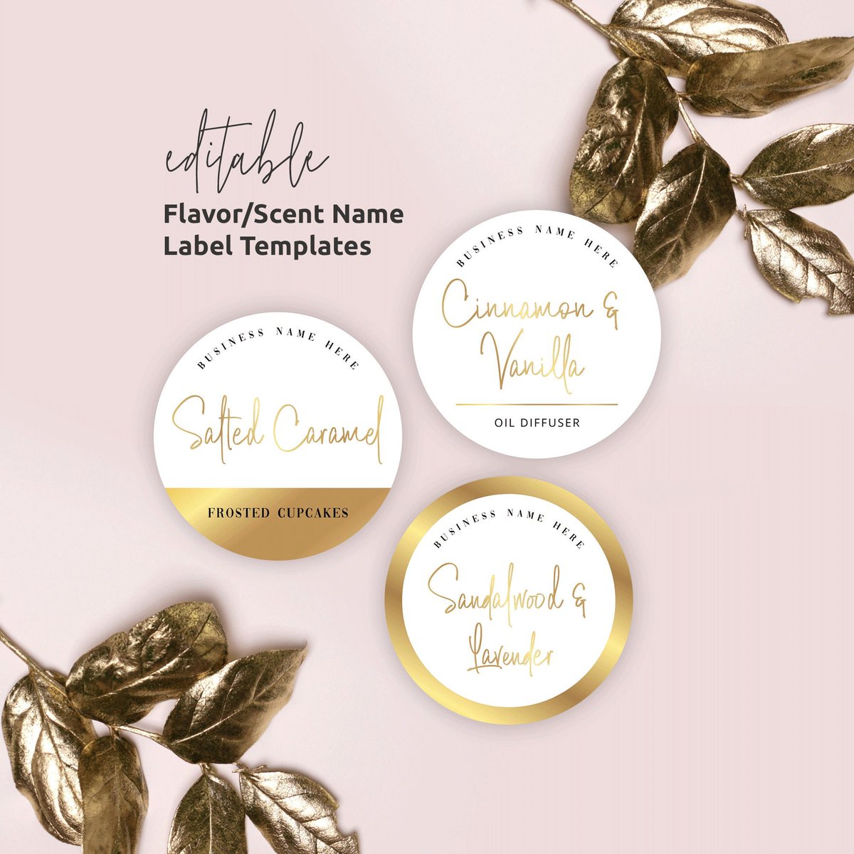 diymydesign's tweet photo. Add a bit of glitz &amp; glam to your products with this Faux Gold Round Product Label Templates.

> https://t.co/iMOz4jgtxR

#gold #white #circlelabels #roundlabels #labeltemplate #flavorlabeldesign #flavourstickers #scentnamelabel #productnamelabel #goldfoil #metallic https://t.co/19NGJGcoxB