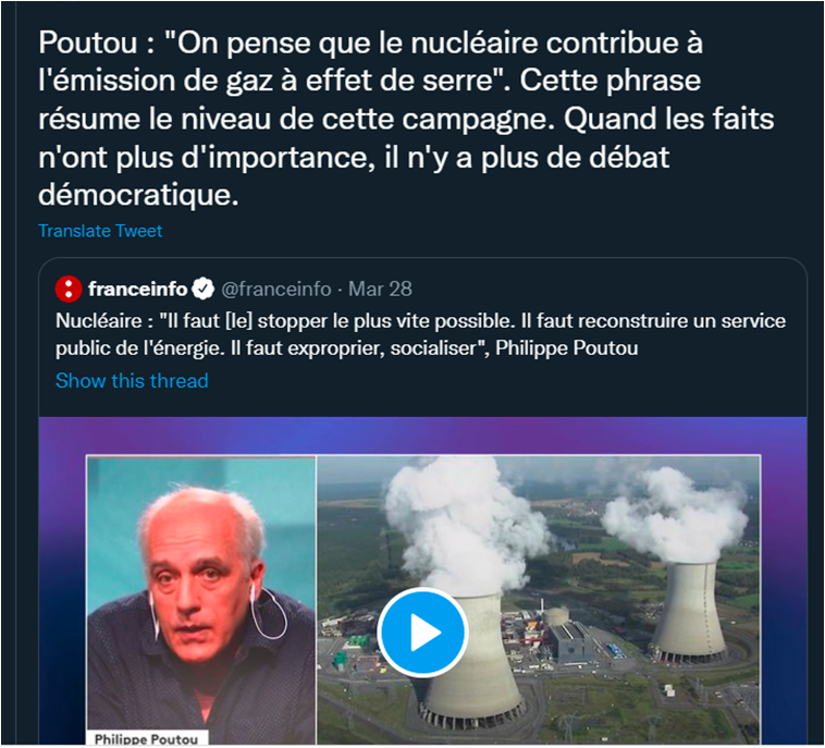 cohaerentiaT's tweet image. En 24h, 4 candidats de gauche à la Présidentielle (Batho parle pour Jadot) mentent frontalement sur le sujet majeur des années à venir : l'énergie. 

C'est désespérant. Le mal qu'ils font est terrible.