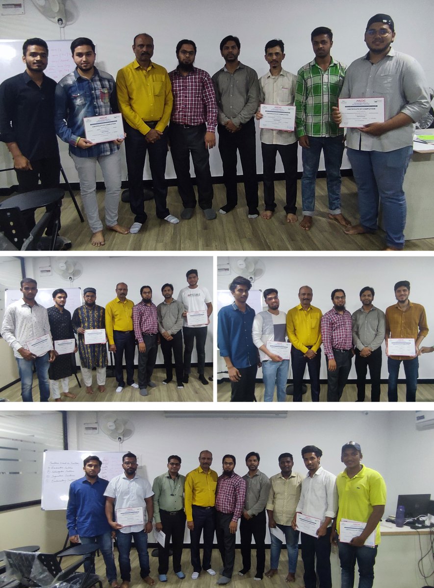 asdc_india's tweet photo. We're so delighted to announce our successful ceremony of certificates distribution.
It's an overwhelming feeling to share the happiness with you all.
We appreciate all the support, hard work the team shows &amp; expect constant love in the coming batches too.

#certificate #training https://t.co/Z5wajsMDaY