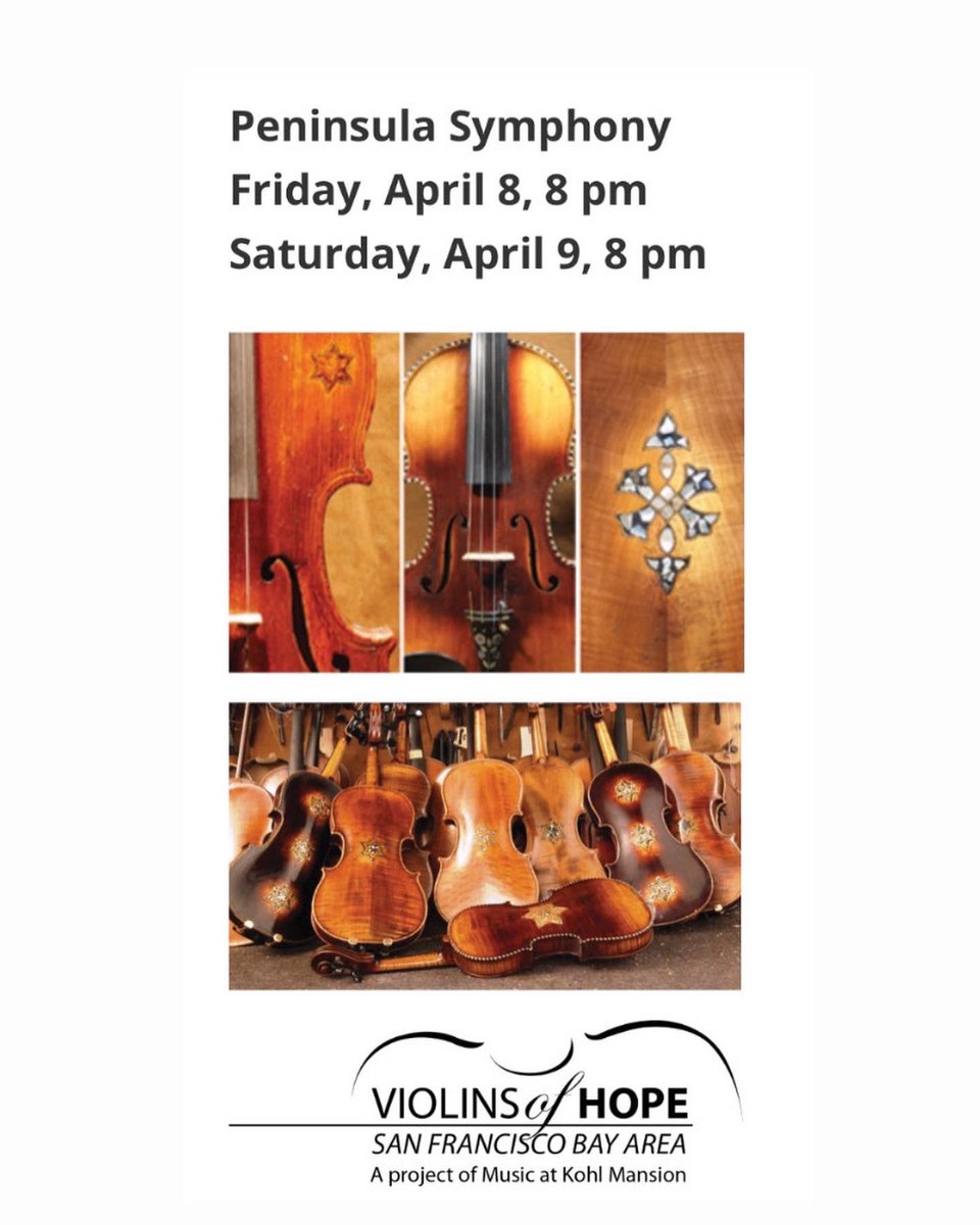AskinCihat's tweet image. I am looking forward to play in this wonderful project.

Thanks to listeners in Bay Area, the first night is completely SOLD OUT.

#violinsofhope @peninsulasymph #champbelltheatre #mitchellsardouklein #amnonweinstein #avshalomweinstein #cihataskin #violinist