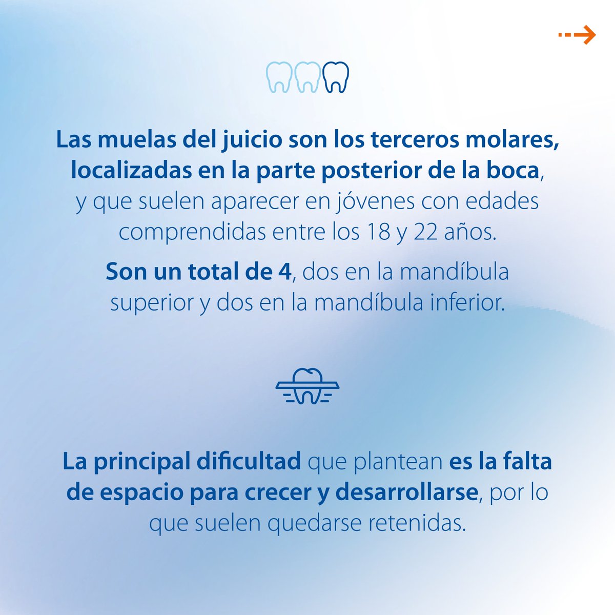 SolucionDentalE's tweet photo. ¿A quien no le ha dolido alguna vez una muela del juicio? Te explicamos las causas y los problemas que pueden plantear. @CFMadridRio  #muelasdeljuicio #dentista #cuidatusonrisa #hiegienebucodental #saludbucodental #caries #infección #gingivitis https://t.co/LVTaL66KFK