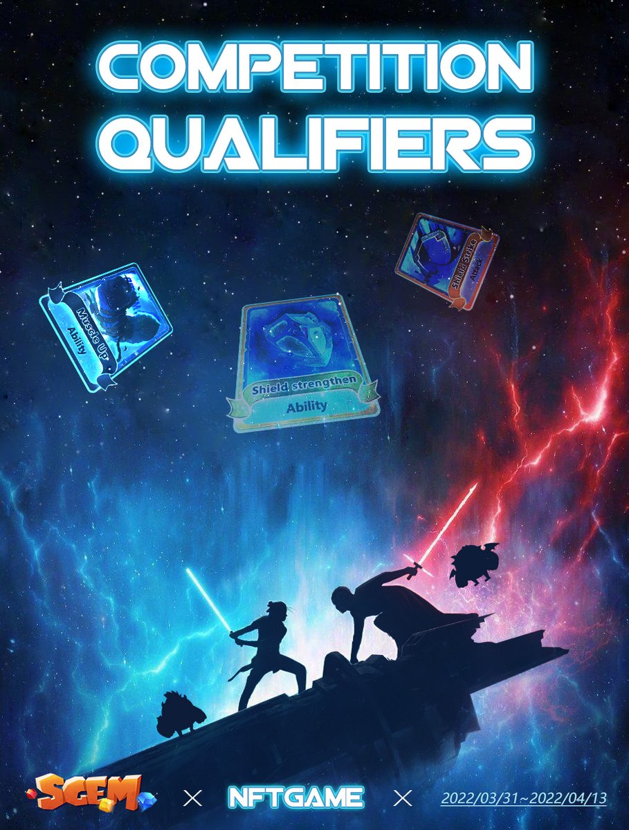 SGEM_OFFICIAL's tweet photo. #SGEM Competition Qualifiers(Warrior Babo) will open on March 31🔥🔥

🏆Double the ranking rewards
1⃣1000 $ORE
2⃣600  $ORE
3⃣400 $ORE
4⃣~5⃣ 200 $ORE

💎Lucky Draw
Super Lucky Prize: 50 wORE
20 Lucky Prizes: 20 wORE

🚀https://t.co/y71TOWOmqi

#NFT #P2E #NFTGame #BCG #GameFi https://t.co/vXJhCTSDSL