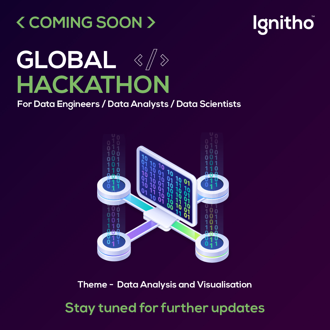 ignitho's tweet photo. Global Hackathon!

Our Data Tribe (CoE) is proud to announce a global hackathon for Data Engineers/Data Analysts/Data Scientists across the globe. Join, win exciting rewards and also get invited to be part of our Data Tribe.
#Hackathon #DataEngineers #DataAnalysts #DataScientists https://t.co/2Bf3VOzX18