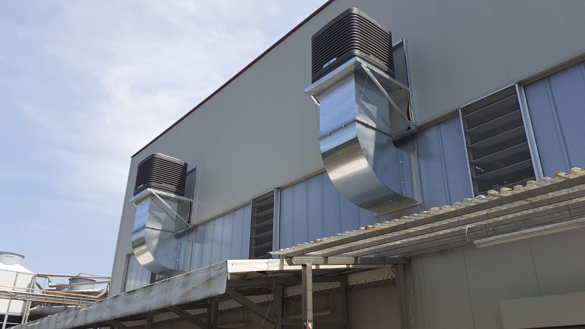 Etem_Srl's tweet photo. Installazione esterna dei nostri raffrescatori RF30 MEV-FV in un'importante industria alimentare. https://t.co/CmkedI5CQD