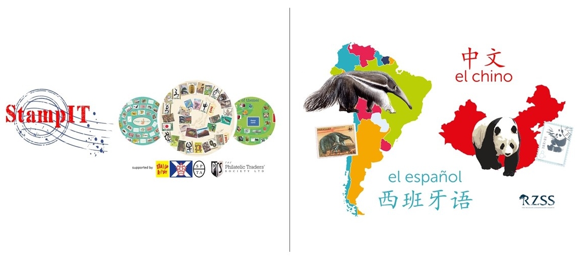 ASPS_Philately's tweet photo. StampIT youth corner at ASPS Congress 22 &amp; 23 April invites @rzss 'Giants'-learn about #giantanteater &amp; #giantpanda &amp; some #Mandarin &amp; #Spanish links to #stampcollecting #philately Lots of free #stamps &amp; craft materials. Read more about partnership at https://t.co/A2zLv0WpjX https://t.co/SrXY4ZFPAV