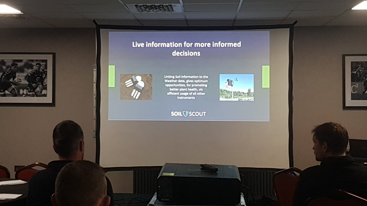 @adamsedgwick71 from @Soil_Scout covering all things soil scouts, and the better use of data.
#realtimeinformation
#every20mins
#Turfcare3PA