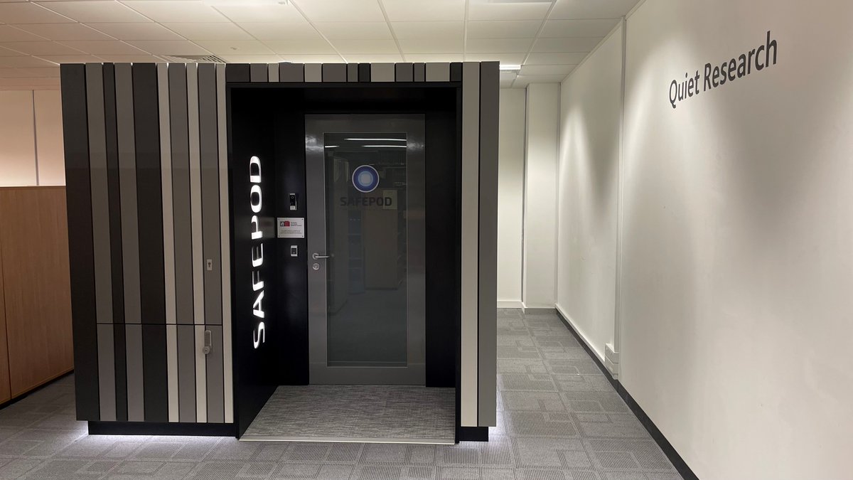 UkNatArcRes's tweet photo. We are pleased to announce that our #SafePod is now available to book for research. A SafePod is a small prefabricated room, which provides the necessary security and controls to enable a researcher to access data that requires secure access.
Learn more. https://t.co/pJaNadZQBK https://t.co/LuAsNhtpOk