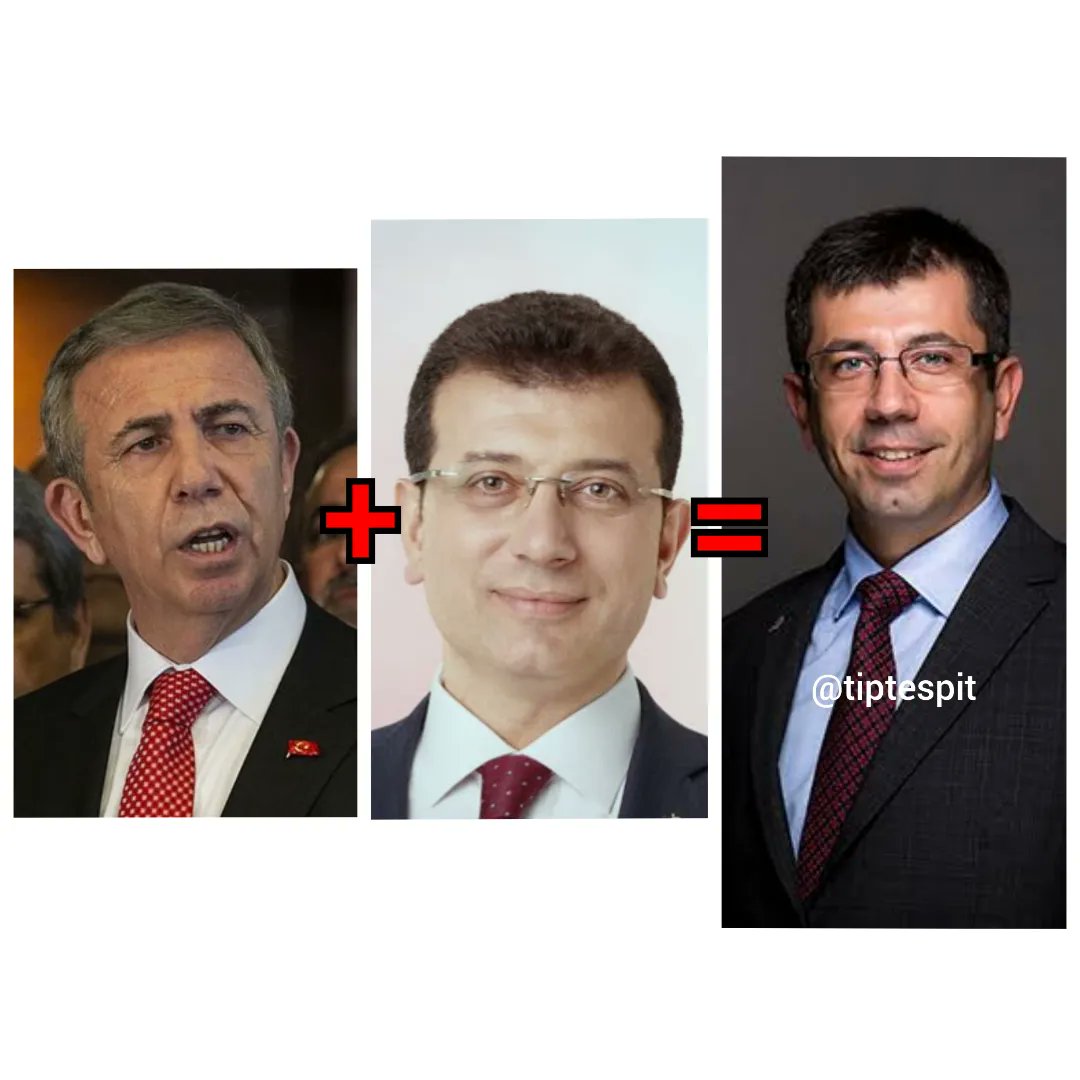 tiptespit's tweet photo. Mansur Yavaş + Ekrem İmamoğlu = Doç.Dr Yahya Cem Erbaş https://t.co/1VE2rrSa2Q