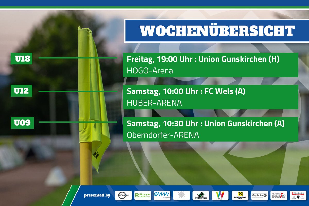 +++ Wochenübersicht +++

Alle Termine in KW13 kompakt aufbereitet.

💙💚

#FussballmitHerzundFairstand