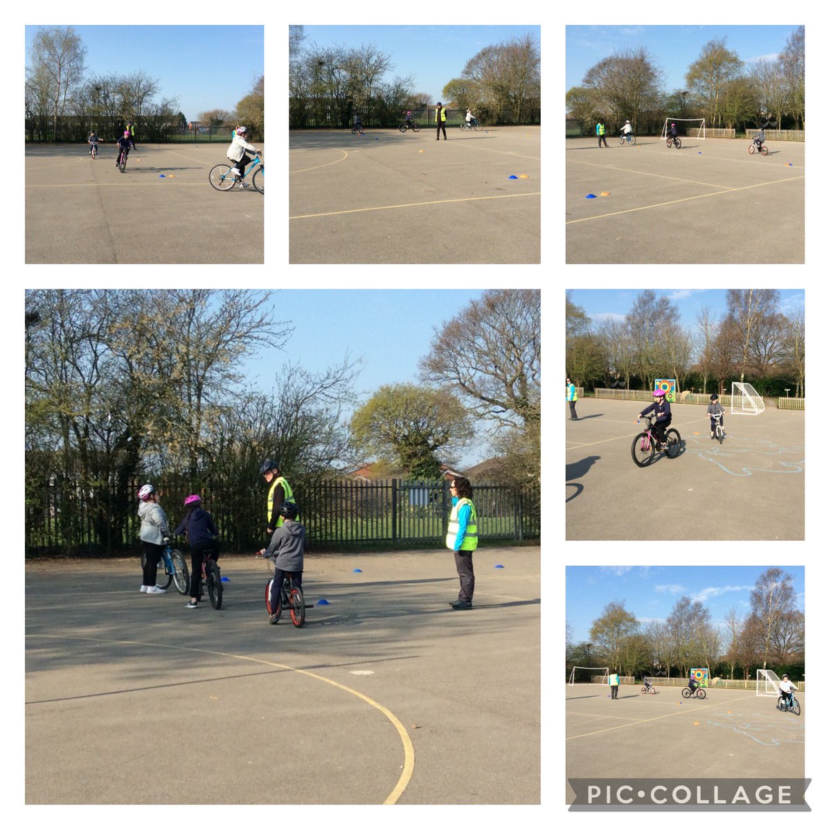 StBernardsep's tweet photo. Getting road ready and the sun is shining again #stbsisactive #bikeabilityuk #bikeright https://t.co/runliQe3hK