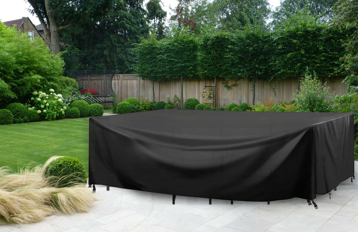 4 Size Fire Pit Cover Waterproof Protector BBQ Outdoor Garden Backyard IE 
