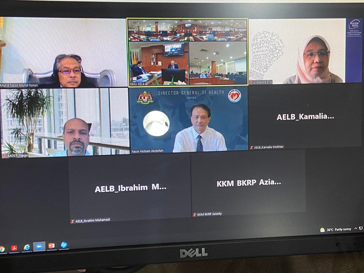 AtomMalaysia's tweet image. Mesyuarat Lembaga Perlesenan Tenaga Atom ke-107 Bil. 1/2022 pada kali ini telah diadakan secara hibrid selaras dengan #NormaBaharu.