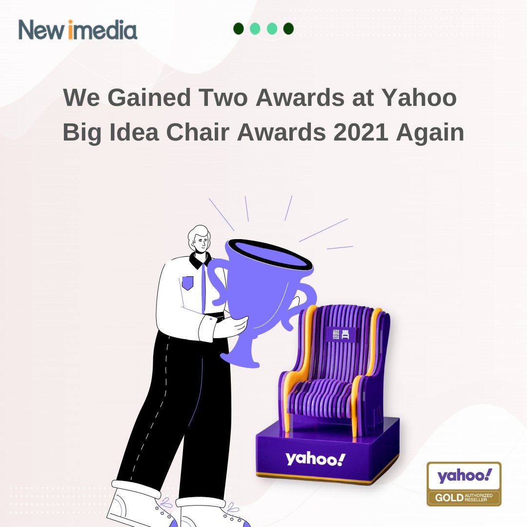 newimedia's tweet photo. It is our pleasure that this year is the 8th consecutive year for New iMedia to win at the ‘Yahoo! Asia Big Idea Chair Awards 2021’! We would also like to take this chance to express our gratitude for all the trust by our valuable clients.
Full content: https://t.co/WmzHXcB4xR https://t.co/cmPnfpo9XD