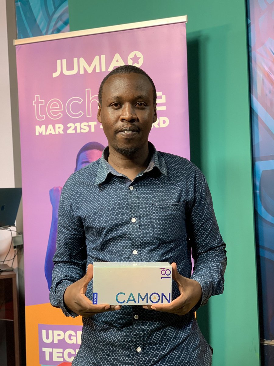 nbstv's tweet photo. Congratulations to @soyekwolevi03 on winning yourself the Tecno Canon 18i courtesy of the @JumiaUG App. 🤩
#JumiaTechHack #JumiaTechSale https://t.co/V6WBx2LEzY