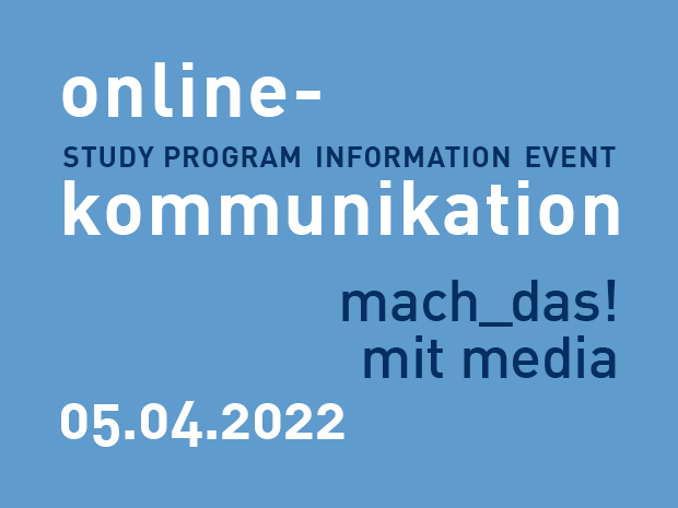 Save the date! Am 05.04.2022 findet wieder "mach_das mit Media!" für alle Studieninteressierten statt. 

Die Zugangsdaten findet ihr hier: 

ok.mediencampus.h-da.de/termin/mach_da…

#mediencampus #darmstadt #h_da