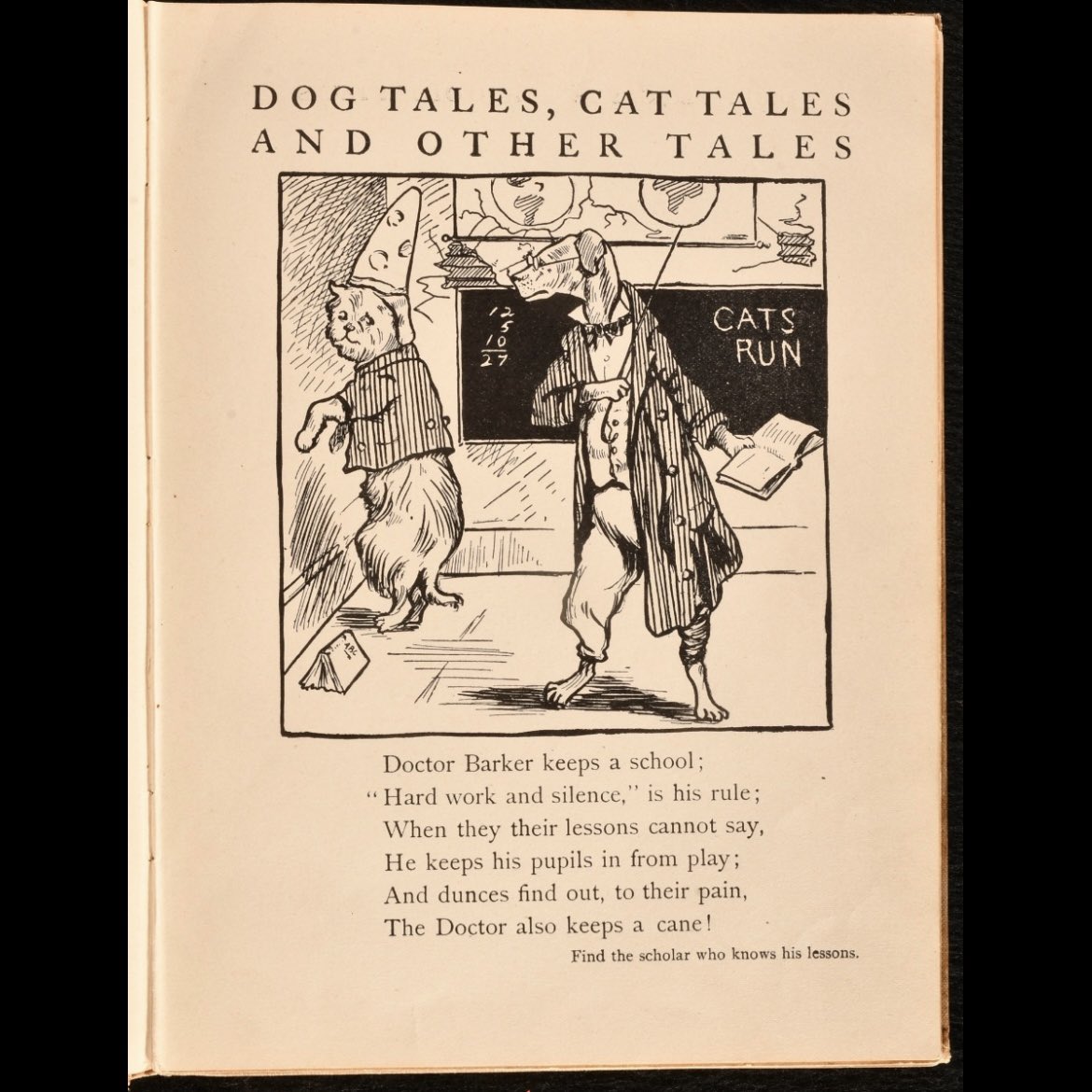 A first edition delightfully interactive children’s tale from author Prescott Holmes, better known for his works on American history. 

rookebooks.com/1907-dog-tales…