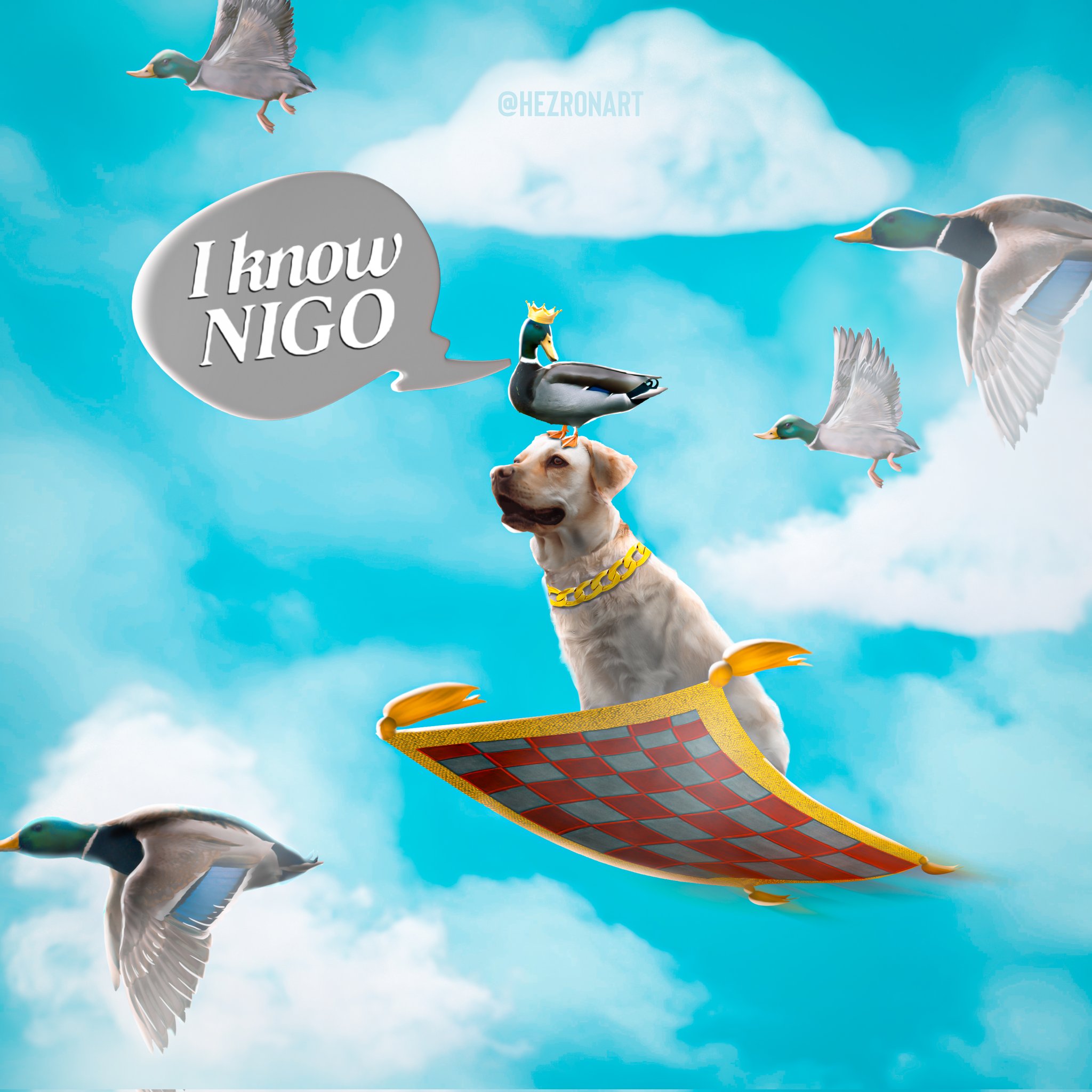 hezronart on X: I know Nigo! By Nigo 3d cover. Have a great evening  everyone! #nigo #3dcover #realistified  / X