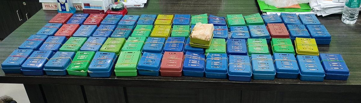 DGPAssamPolice's tweet photo. This is not a cat and mouse game, rather this is a game of will/determination/resolve.

And we are here to WIN!

In last 5 days itself, @assampolice has seized illegal drugs worth more than Rs. 20 Crores from across the state.
@himantabiswa
@CMOfficeAssam https://t.co/oxWaosQDDF