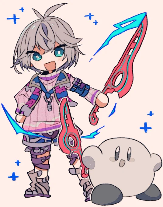 シュルクとカービィちゃん 