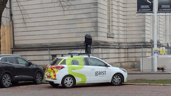 Simon_WSA's tweet photo. Smile Cardiff, the cameras are in town. Mapped data availability has been transformed in the last 15 years. I need to update our pattern recognition project. https://t.co/QZjX9e8N2p